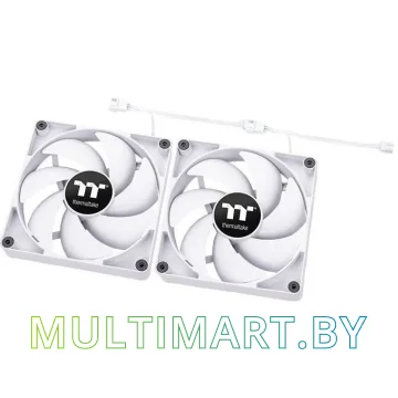 Набор вентиляторов Thermaltake CT140 2-Fan Pack White (CL-F152-PL14WT-A)